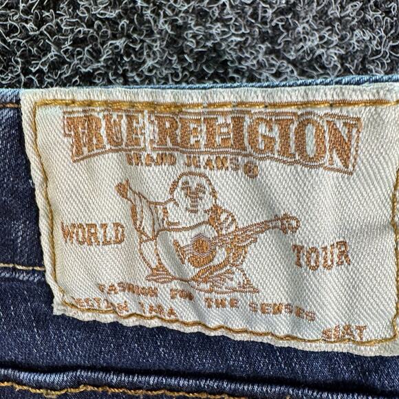True‎ Religion Women's Tara Denim size 26- Ankle Zippers - Picture 4 of 10